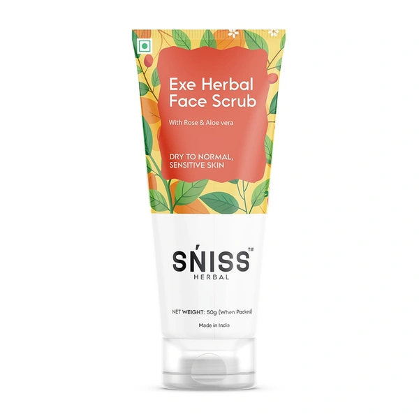 Sniss Herbal Face Scrub Cream - 50 Gm