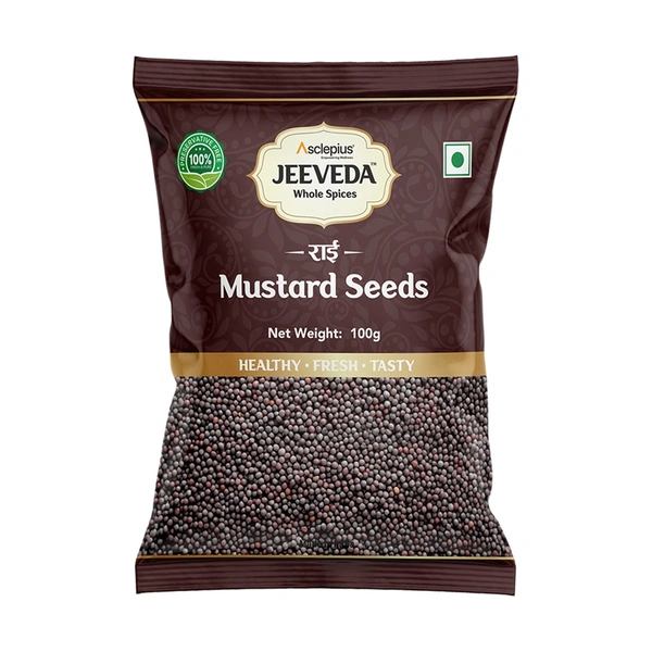 Jeeveda Mustard Seeds – Rai - 100 Gm
