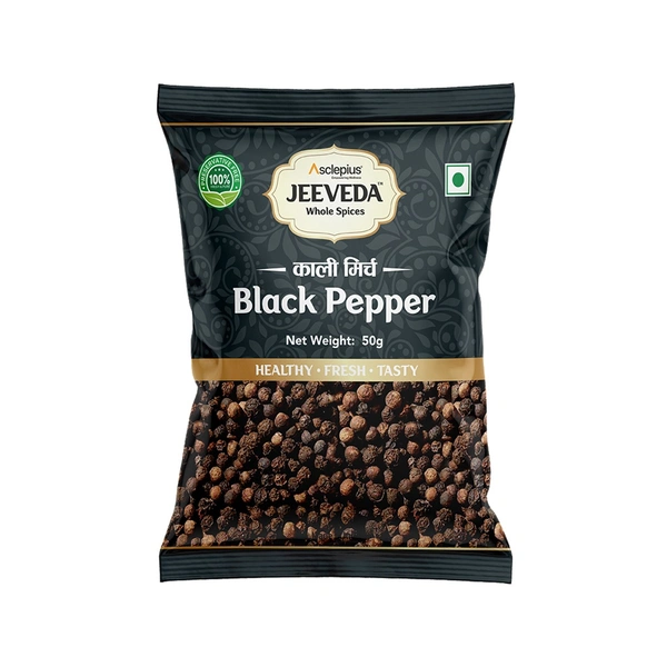 Jeeveda Black Pepper – Kali Mirchi - 50 Gm