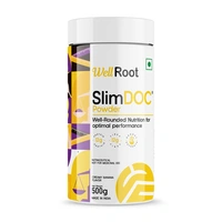 WellRoot Slimdoc Powder - Creamy Banana Flavor - 500 Gm