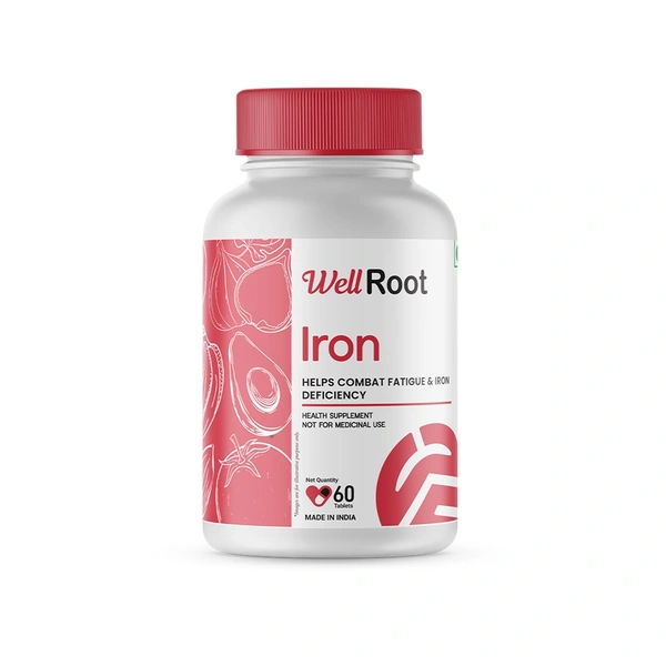 WellRoot Iron Tablet - 60 Tablets