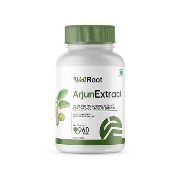 WellRoot Arjun Extract Tablet - 60 Tablets