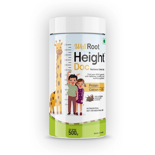 WellRoot Heightdoc Powder - 500 Gm