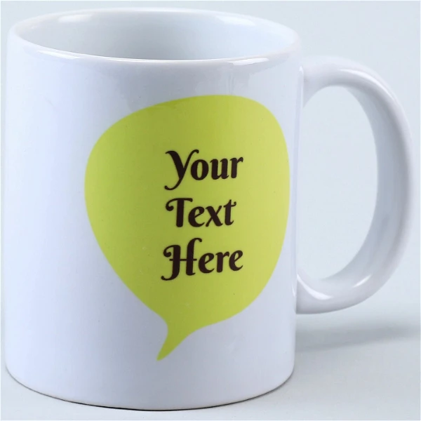 Personalised Message Mug Hand