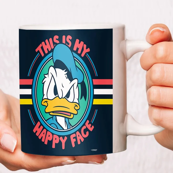 Donald's Happy Face Coffee Mug