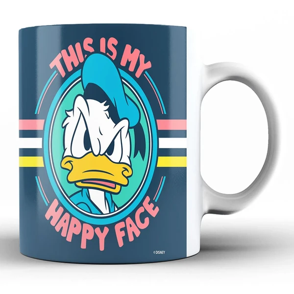 Donald's Happy Face Coffee Mug