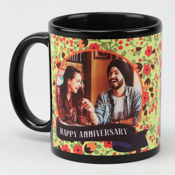 Personalised Happy Couple Anniversary Mug