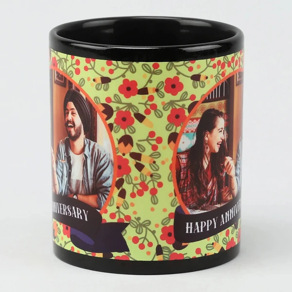 Personalised Happy Couple Anniversary Mug