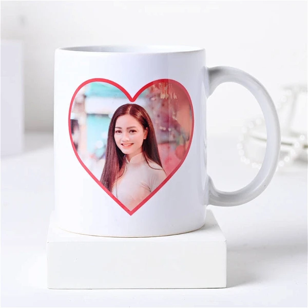 Heart Filled Picture Mug