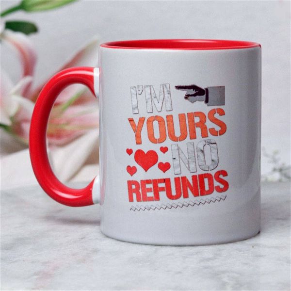 Vday No Refund Policy Mug