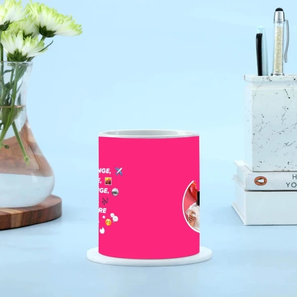 Pink Personalized Mug