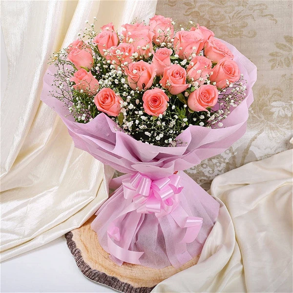 Pink Roses Bouquet