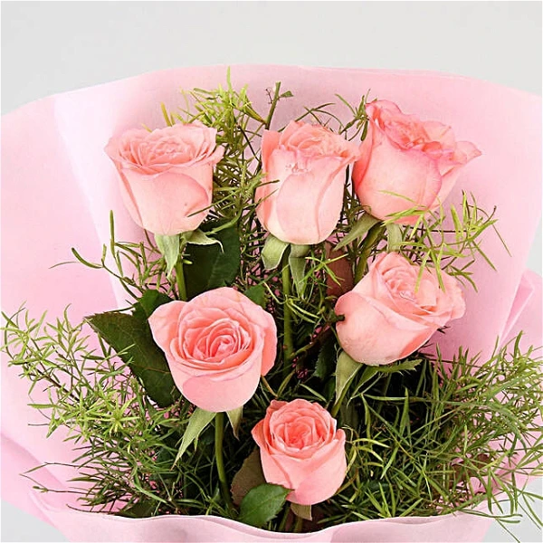 Pink Roses Bouquet