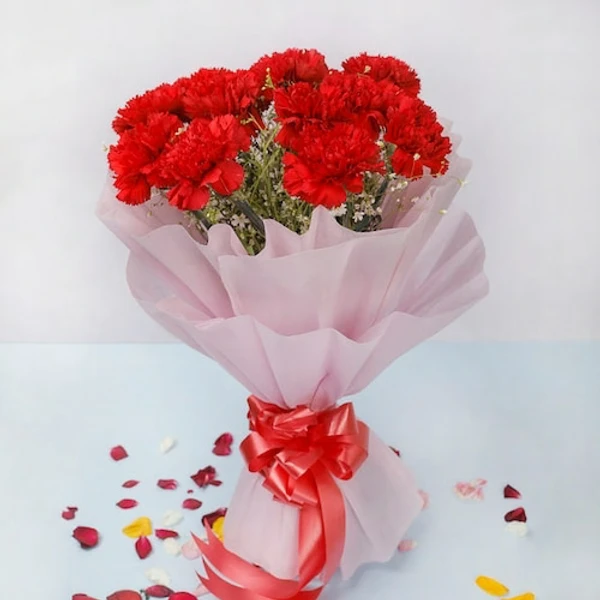 Carnations & Chocolates Bouquet