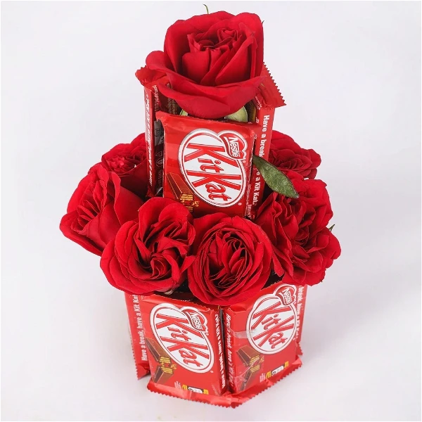 Roses & Chocolates Bouquet