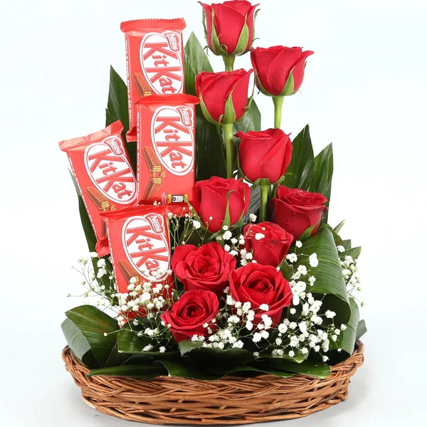 Roses & Chocolates Bouquet