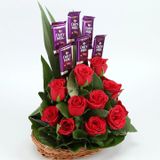 Roses & Chocolate Basket