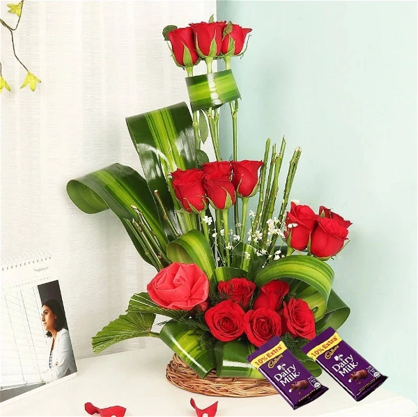 Roses & Chocolates Bouquet