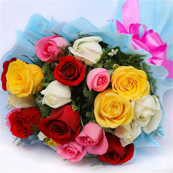 15 Mix Roses Bouquet