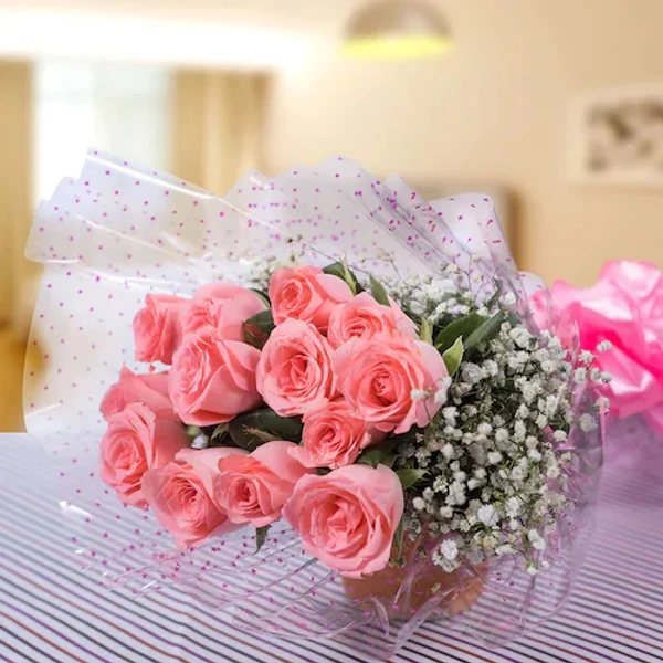 Pink Roses Bouquet