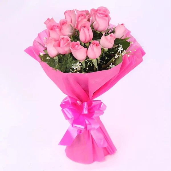 Pink Roses Bouquet