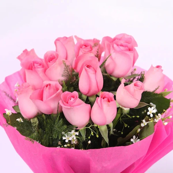 Pink Roses Bouquet