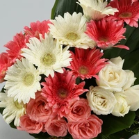 Mix Flowers Basket
