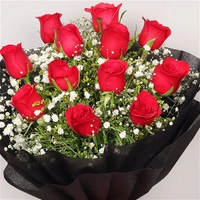 12 Red Roses Bouquet