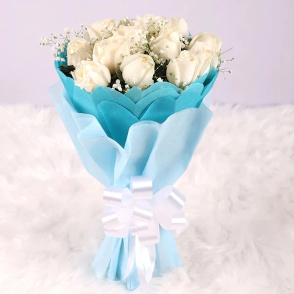 White Roses Bouquet