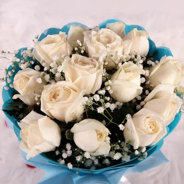 White Roses Bouquet