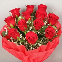 12 Red Roses Bouquet