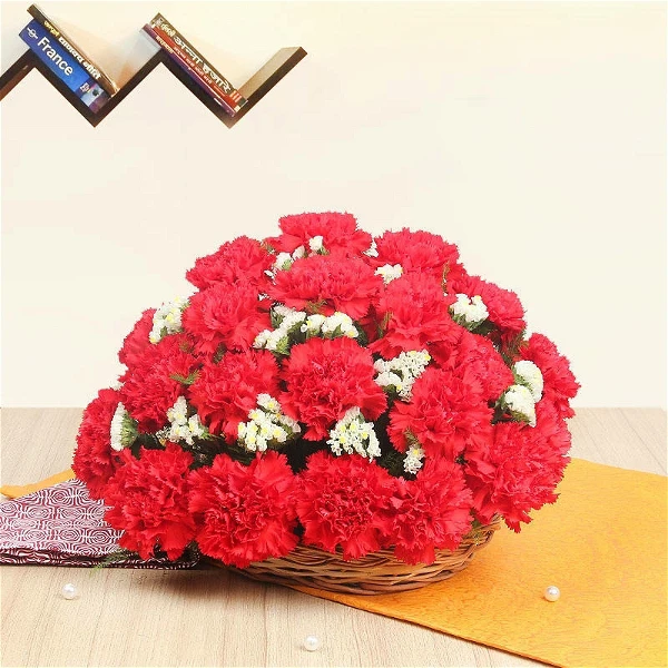 Red Carnations Bouquet