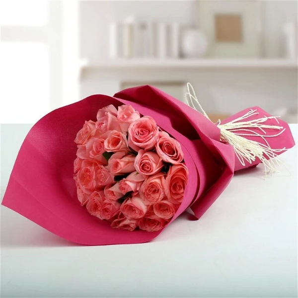 Pink Roses Bouquet