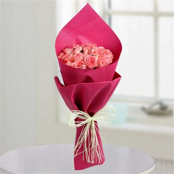 Pink Roses Bouquet