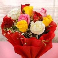 10 Mix Roses Bouquet