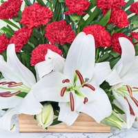 Mix Flowers Basket
