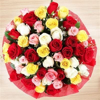 50 Mix Roses Bouquet