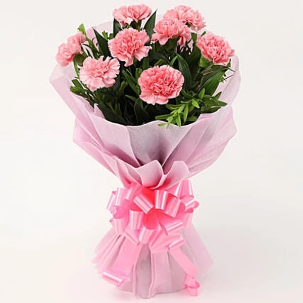 Pink Carnations Bouquet