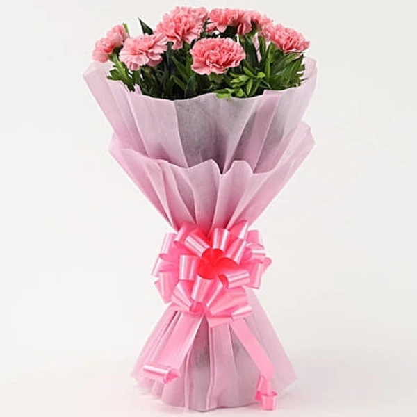 Pink Carnations Bouquet