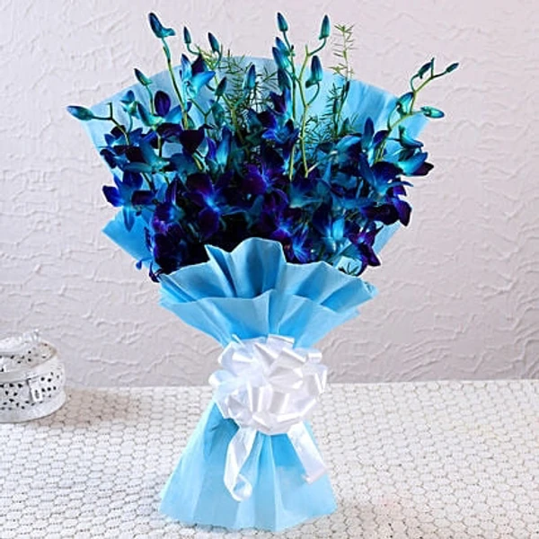 Blue Orchids Bouquet