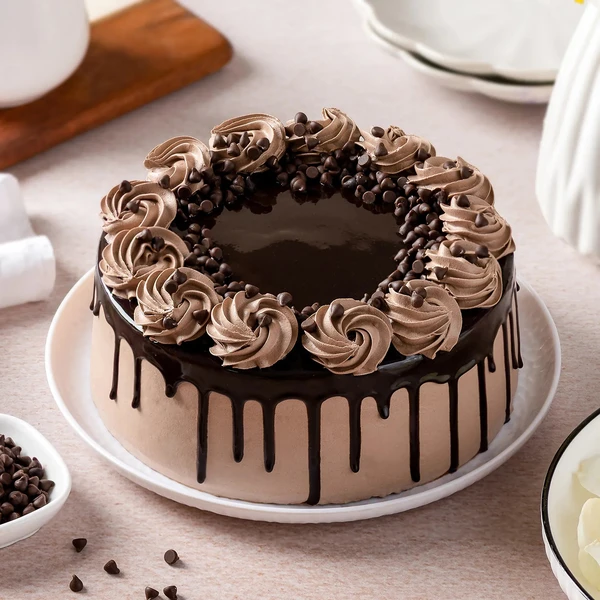 Cream Drop Chocolate Cake - 500 Gram