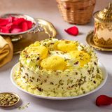 Butterscotch Cake With Rasmalai - 1 KG