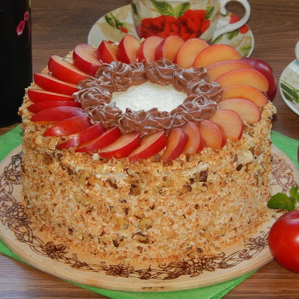 Fruit Walnut Designer Cake - 500 Gram