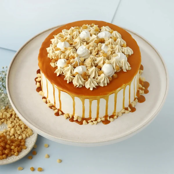 Cream Drop Caramel Cake - 500 Gram