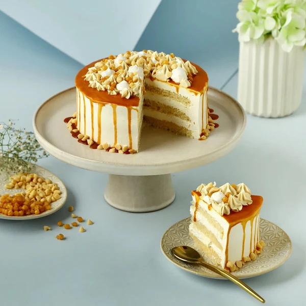 Cream Drop Caramel Cake - 500 Gram