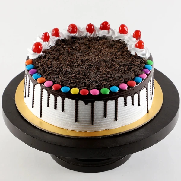 Yummy Black Forest Gems Cake - 500 Gram