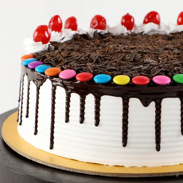 Yummy Black Forest Gems Cake - 500 Gram