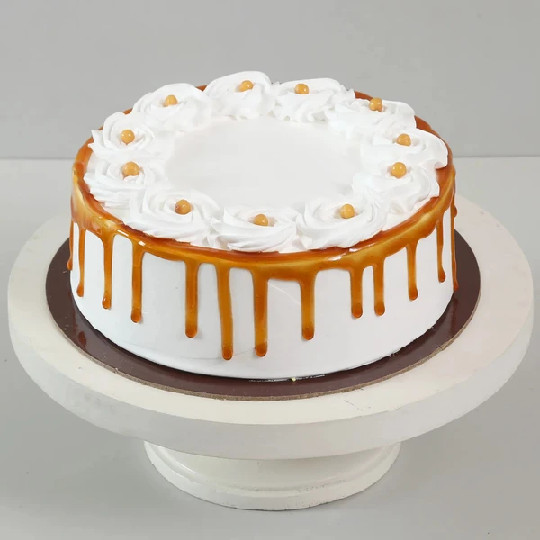 Crunchy Butterscotch Cream Cake - 500 Gram