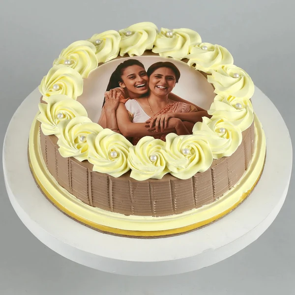 Special Bond Photo Chocolate Cake - 500 Gram