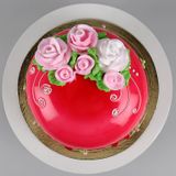Roses On Top Chocolicious Cake - 500 Gram